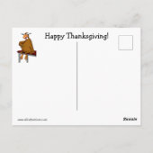Carte postale de l'Humour Thanksgiving drôle (Dos)