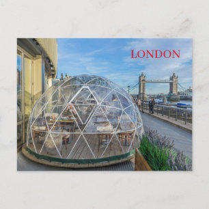 Carte postale de l'igloo géant de Londres