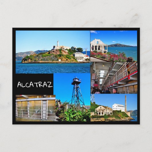 CARTE POSTALE DE L'ÎLE D'ALCATRAZ SAN FRANCISCO CA (Devant)