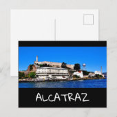 CARTE POSTALE DE L'ÎLE D'ALCATRAZ SAN FRANCISCO CA (Devant / Derrière)