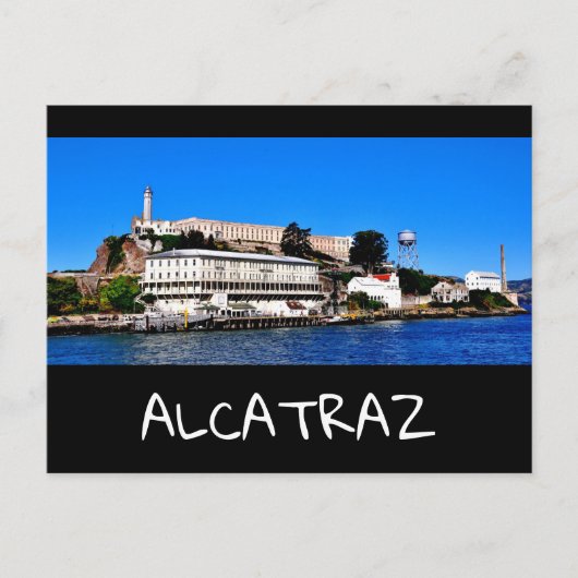 CARTE POSTALE DE L'ÎLE D'ALCATRAZ SAN FRANCISCO CA (Devant)