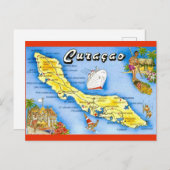 Carte postale de l'île de Curaçao (Devant / Derrière)