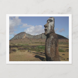 Carte postale de l'île de Pâques, Chili