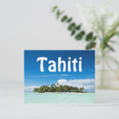 Carte postale de l'île de Tahiti (Debout devant)
