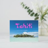 Carte postale de l'île de Tahiti (Debout devant)