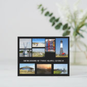 Carte postale de l'île de Tybee (Debout devant)