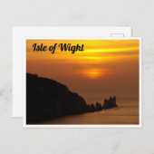 Carte postale de l'île de Wight (Devant / Derrière)