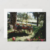 Carte postale de l'île de Zakynthos (Devant / Derrière)