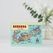 Carte postale de l'île des Bermudes (Debout devant)