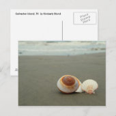 Carte postale de l'île Galveston (Devant / Derrière)