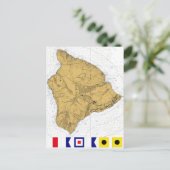 Carte postale de l'île Hawaii (Debout devant)