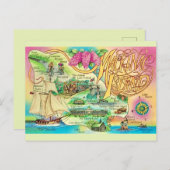 Carte postale de l'île Mackinac (Devant / Derrière)