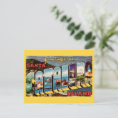 Carte postale de l'île Santa Catalina (Debout devant)