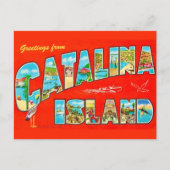 Carte postale de l'île Santa Catalina (Devant)
