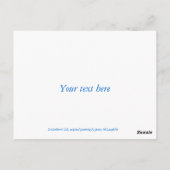 Carte postale de l'île St.Cuthbert (Dos)