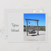 Carte postale de l'île Tybee (Devant / Derrière)