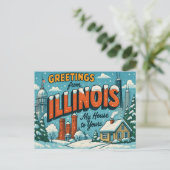 Carte postale de l'ILLINOIS (Debout devant)
