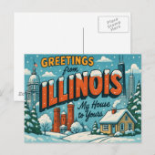 Carte postale de l'ILLINOIS (Devant / Derrière)