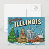 Carte postale de l'ILLINOIS (Devant / Derrière)