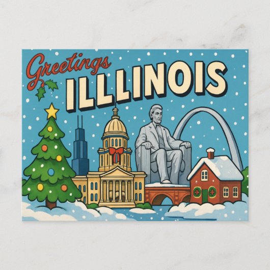 Carte postale de l'ILLINOIS (Devant)