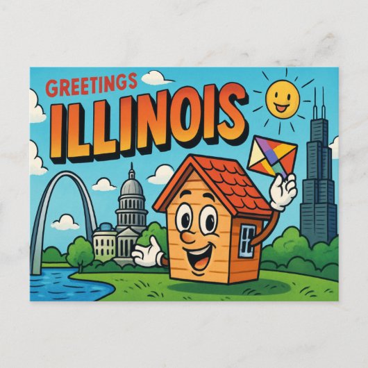 Carte postale de l'ILLINOIS (Devant)
