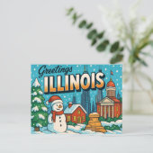Carte postale de l'ILLINOIS (Debout devant)