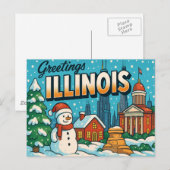 Carte postale de l'ILLINOIS (Devant / Derrière)