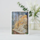 Carte postale de l'illustration Vintage Rapunzel (Debout devant)