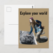 Carte postale de l'Imaginaire de voyage World Expl (Devant / Derrière)