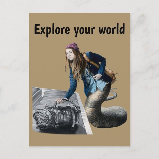 Carte postale de l'Imaginaire de voyage World Expl (Devant)