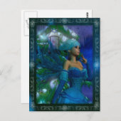 Carte postale de l'Imaginaire d'hiver Fae Frost (Devant / Derrière)