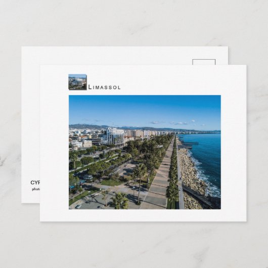 Carte postale de Limassol Chypre (Devant / Derrière)