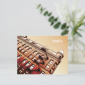 Carte postale de l'immeuble Toronto Flat Iron (Debout devant)