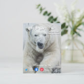 carte postale de l'immobilier long visage blanc ou (Debout devant)