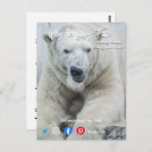 carte postale de l'immobilier long visage blanc ou (Devant / Derrière)