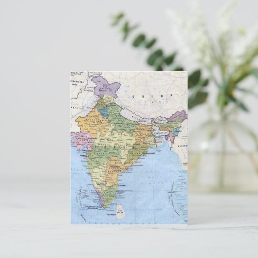 Carte postale de l'Inde (Debout devant)