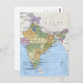 Carte postale de l'Inde (Devant / Derrière)