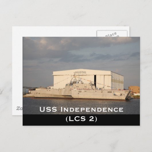 Carte postale de l'indépendance (Devant / Derrière)