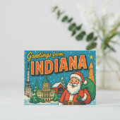 Carte postale de l'INDIANA (Debout devant)