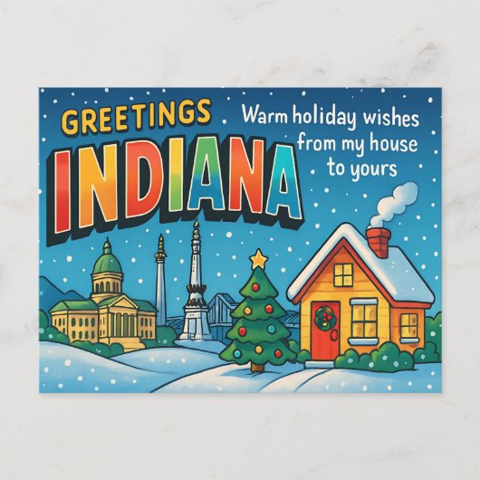 Carte postale de l'INDIANA (Devant)