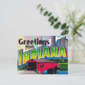 Carte postale de l'Indiana (Debout devant)