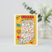 Carte postale de l'Indiana Hoosier (Debout devant)