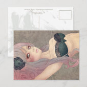 Carte postale de lingerie victorienne (Devant / Derrière)