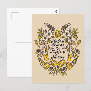 Carte postale de l'Insecte de la nature