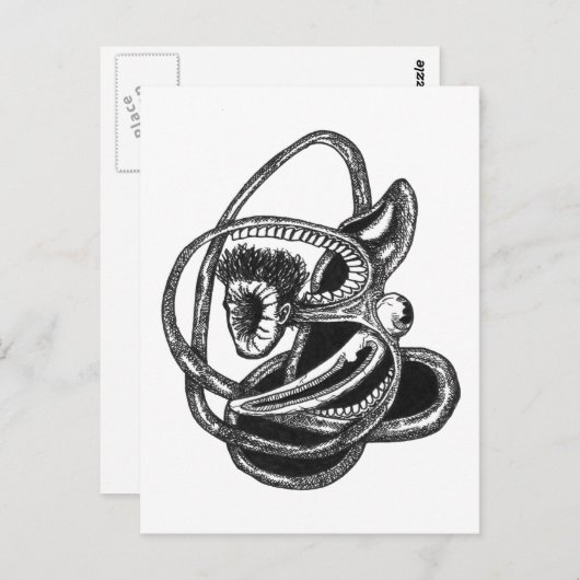 Carte Postale De l'intérieur (Devant / Derrière)