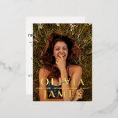 Carte postale de l'invitation à la fête de remise  (Recto/Verso)