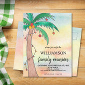 Carte postale de l'invitation à la réunion d'été f