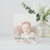 Carte postale de l'invitation à l'anniversaire de  (Debout devant)