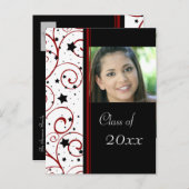 Carte postale de l'invitation de la fête de remise (Devant / Derrière)