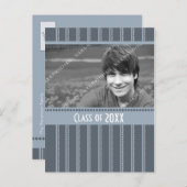 Carte postale de l'invitation de la fête de remise (Devant / Derrière)